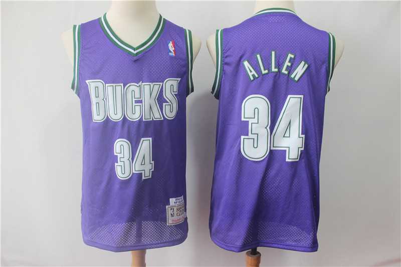 Bucks 34 Ray Allen Purple Hardwood Classics Jersey,We sell and wholesale Bucks 34 Ray Allen Purple Hardwood Classics Jersey on line form chian!